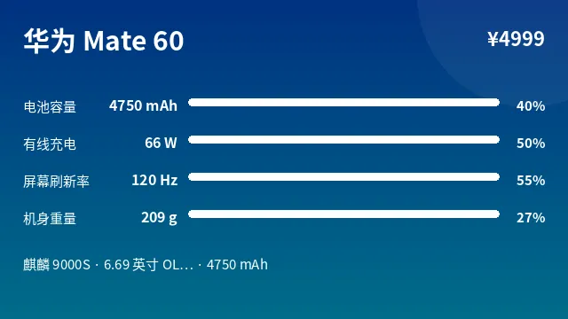 华为 Mate 60 参数速览