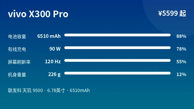 vivo X300 Pro 参数速览